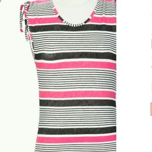 Tulle nwt striped shirt cute back