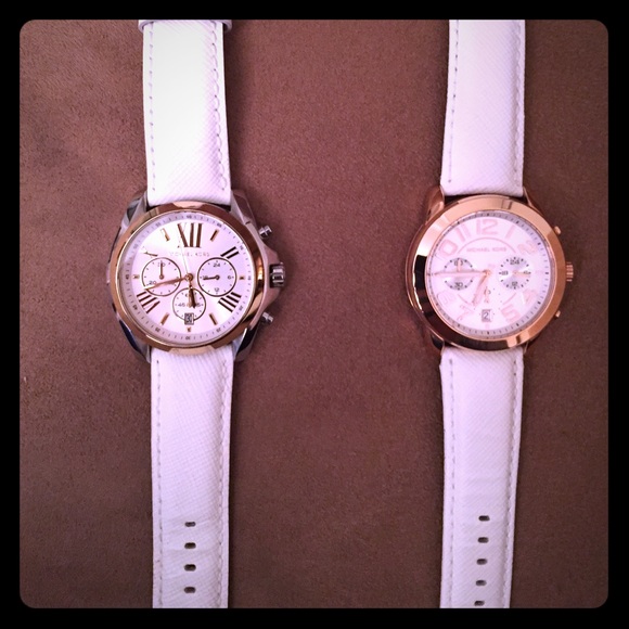 2 leather Michael Kors watches!⌚️