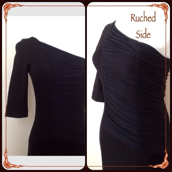 NWOT BCBGMAXAZRIA One Shoulder Cocktail Dress - Picture 2 of 4