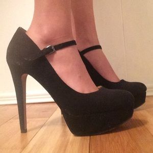 Black heels