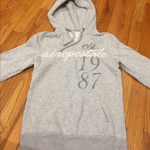 Light Grey Aeropostale Hoodie