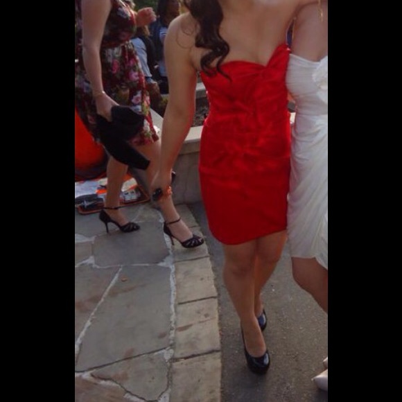 Red Jessica McClintock dress - Picture 1 of 4