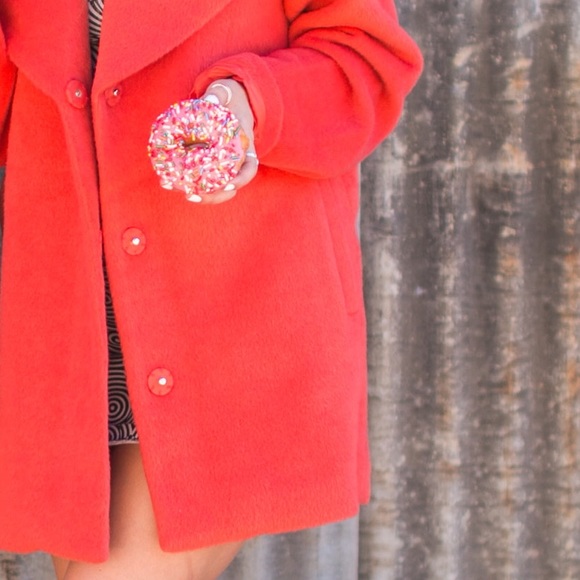 (SOLD) Orange Coat by MINKPINK