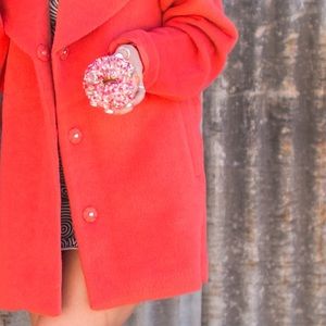 (SOLD) Orange Coat by MINKPINK