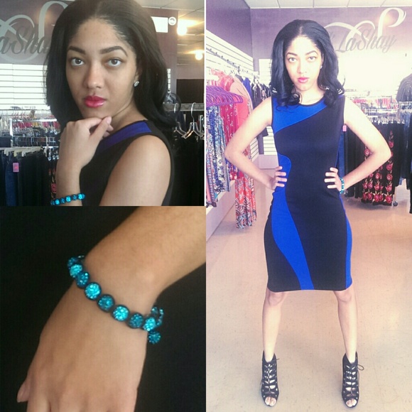 Black and Blue Dress
