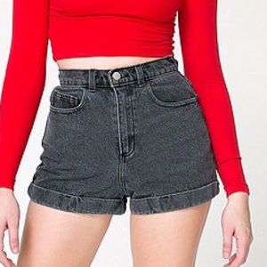 SOLD! AA Stone Wash Denim Cuff Shorts