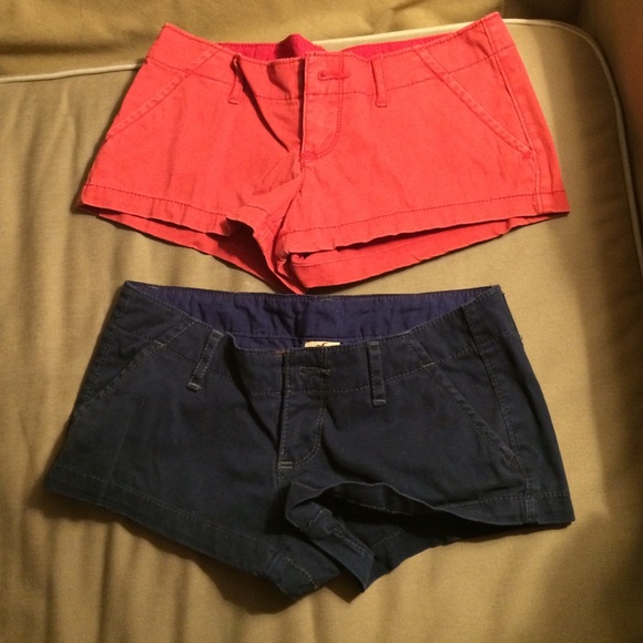 Bundle ~ Hollister Really short shorts!