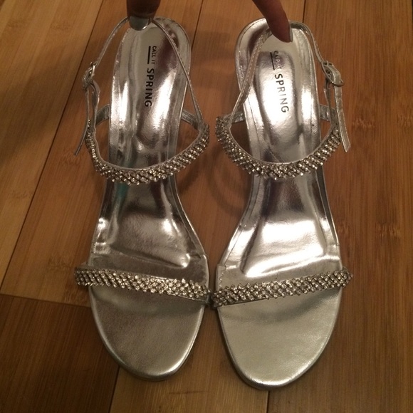 Silver shoes