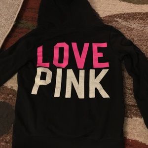 Victoria secret pink M zip up hoody
