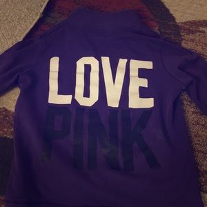 Final Price Reduction!! Victoria secret half zip