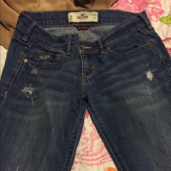 Hollister ripped jeans