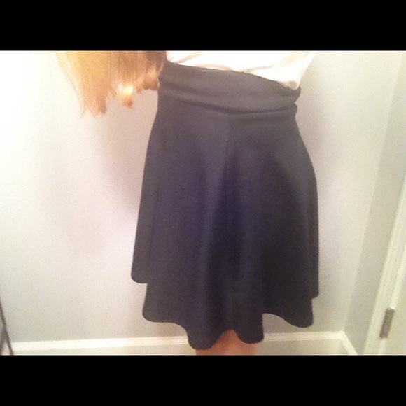 Basic Black Skater Skirt