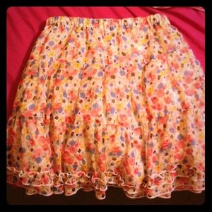 ARIZOINA CUTE FLORAL SKIRT!