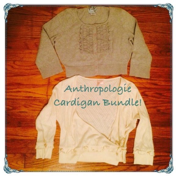 SOLD Two Anthropologie Cardigan Bundle!