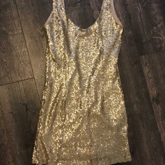 Gold sequins dress! - Picture 1 of 2