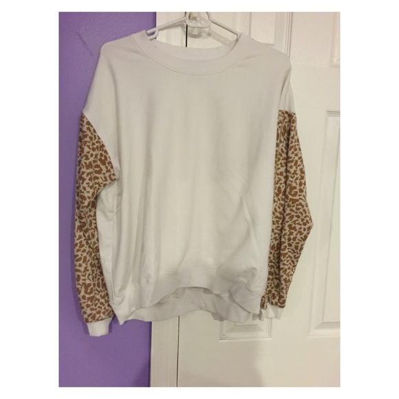 Giraffe print sweater