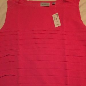 Hot pink sleeveless top