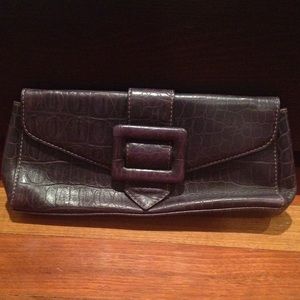 Vintage Via Spiga Purple Clutch