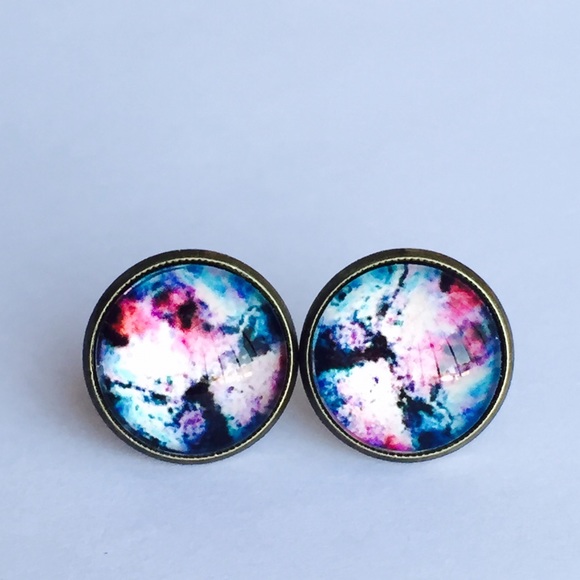 3x$15💜Nebula Earrings - Picture 2 of 4