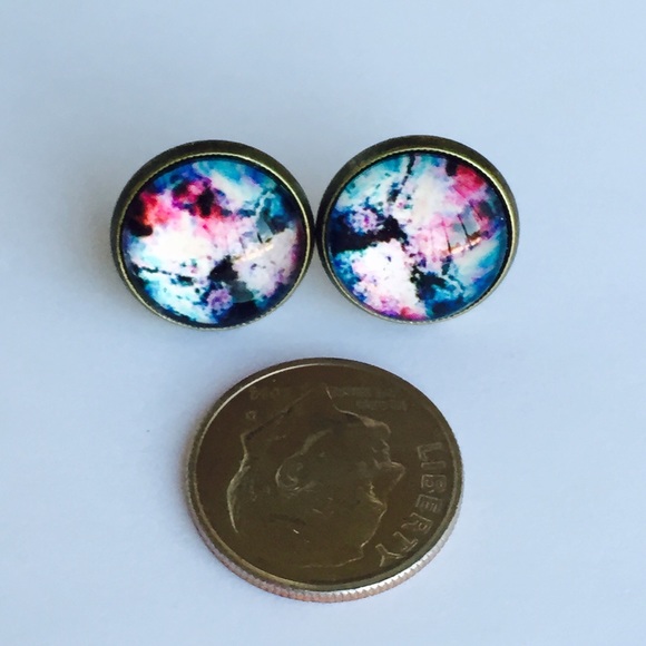 3x$15💜Nebula Earrings - Picture 4 of 4