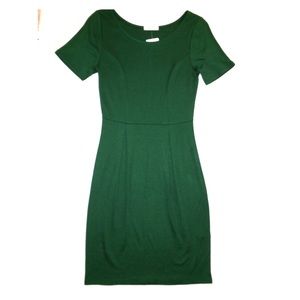 Everly Forest Green Dress