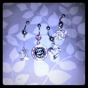4pc Belly ring lot