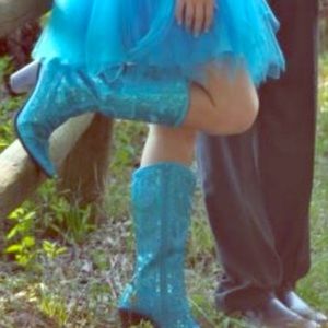 Sparkly cowboy boots