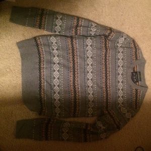 An american eagle sweater.