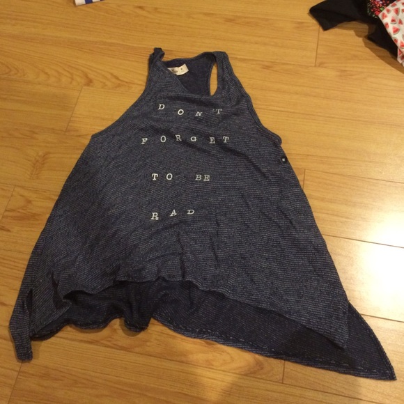 "Don't forget to be rad" tank