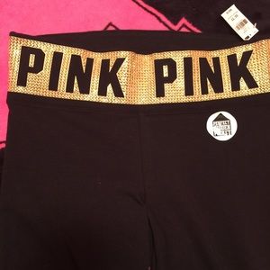 50% OFF VS PINK YOGA BOOT LEGGINGS