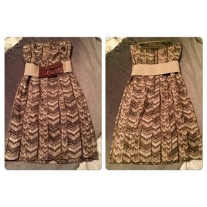 Michael Kors Strapless Dress w/ Belt | New, no tag