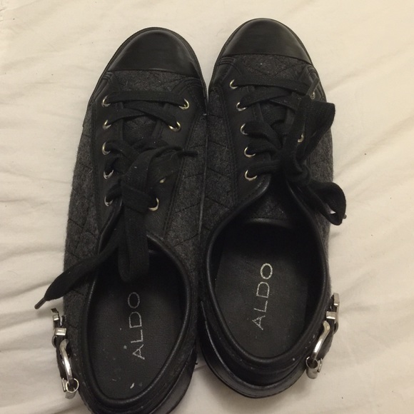 Aldo Wool Like Material Canvas Shoes - Picture 4 of 4