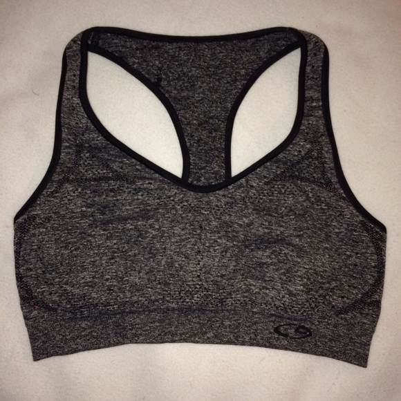 Gray Sports Bra
