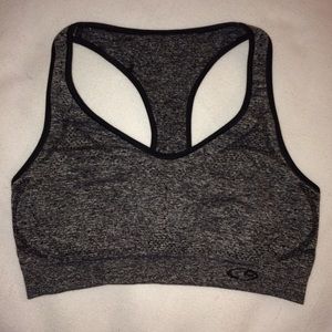 Gray Sports Bra