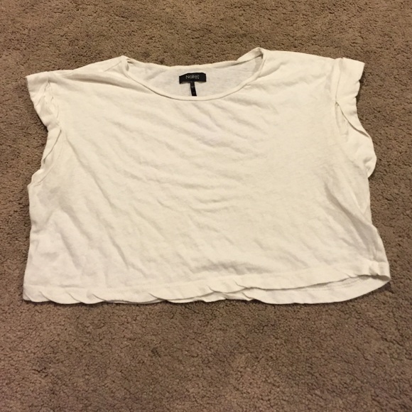White crop top