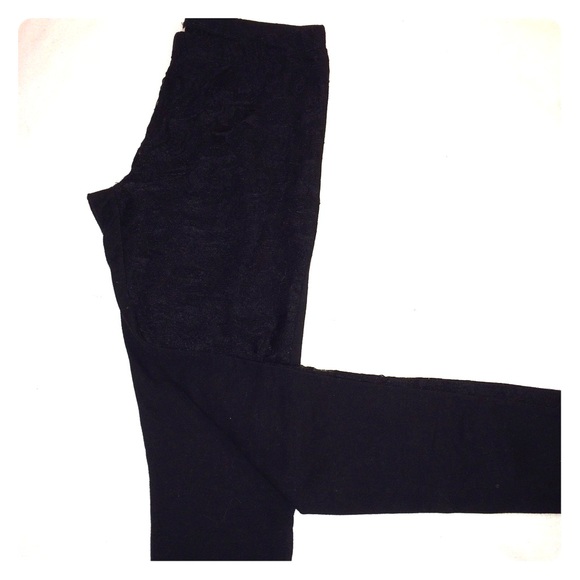 Steve Madden Black Lace Leggings