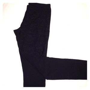 Steve Madden Black Lace Leggings