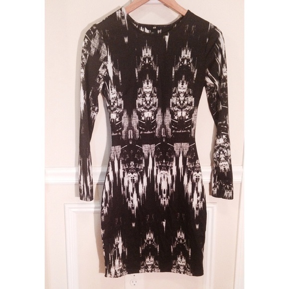 H&M Print Bodycon Dress