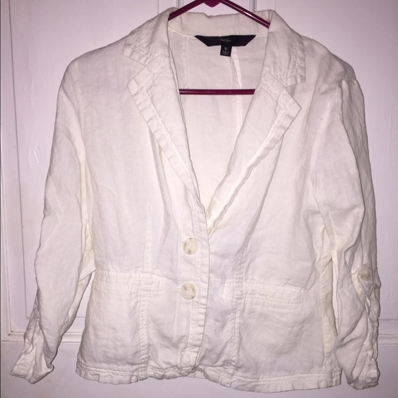 Casual White Blazer