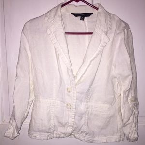 Casual White Blazer