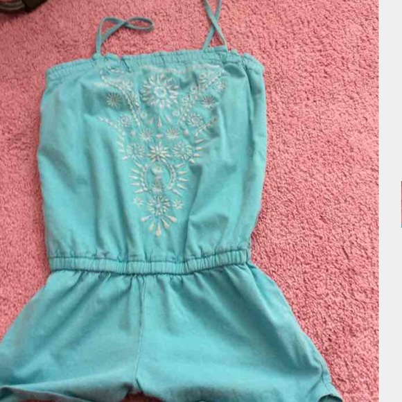 Blue Romper