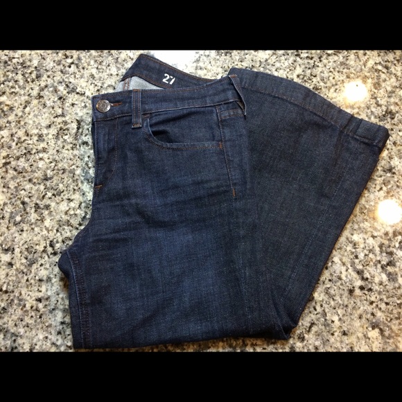 J. Crew dark wash flare jeans