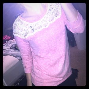 Laced sweater