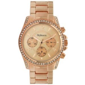 Style&Co Rose Gold Studded watch