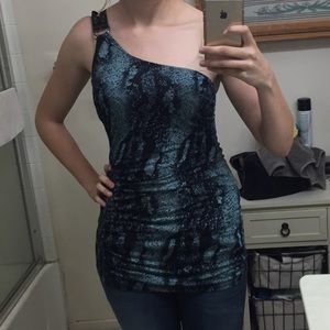 Guess one-shoulder tube top