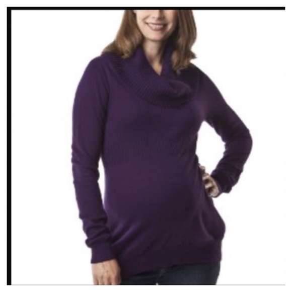 Liz Lange cowl sweater maternity