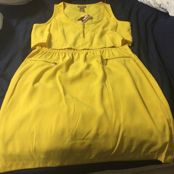 Mustard dress