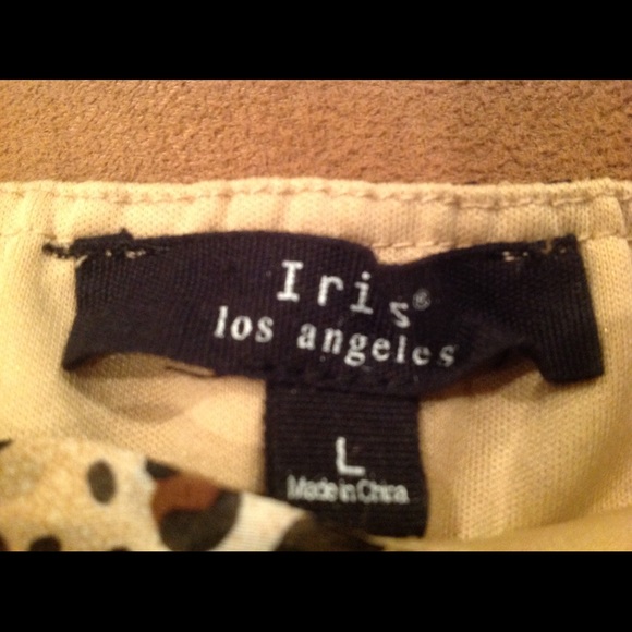 Iris Los Angeles. Leopard Hi Low Dress size Large ** PRICE DROP** - Picture 3 of 3