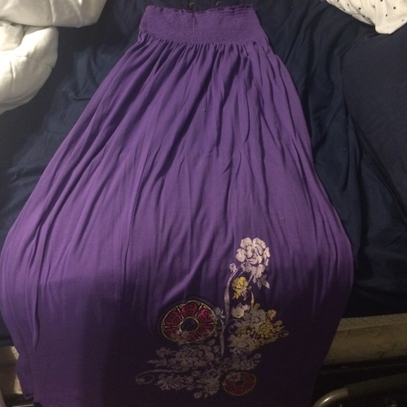 Purple sundress