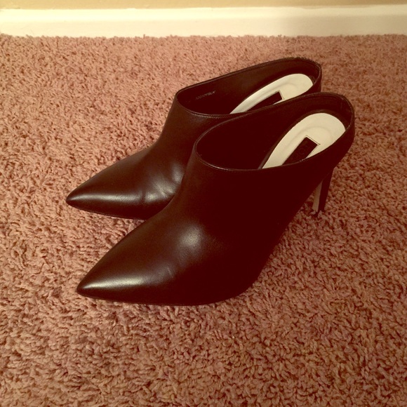Black Topshop Mules